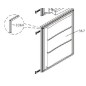 Joint porte congélateur Z162629, AIRLUX, GLEM ARI31CA, GRI310CA, HDZI2626
