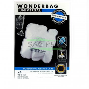 Sacs WONDERBAG WB406120 pour Aspirateur MOULINEX et ROWENTA