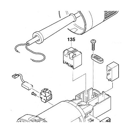 Interrupteur pour meuleuse AEG WS6-125