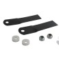Jeu de 2 lames 114mm tondeuse KLIPPO
