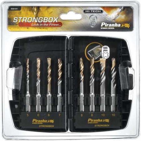 X88101 Coffret SDS+ 8 pièces 5 à 10mm