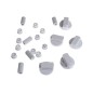 Manettes X5 universelle BLANCHES pour cuisinière, four, plaque Manettes X5 universelle BLANCHES pour cuisinière, four, plaque