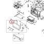 Vitre de façade Z57IA46 cuisinière AIRLUX CC902ETR3, CC902ETRN, CC902ETRN