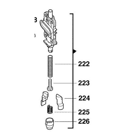 Fixation lame scie sauteuse AEG STEP90X  - STEP100X