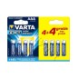 PACK PROMO 4 piles + 4 gratuites LR03 VARTA