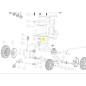 Support de lame tondeuse RYOBI RLM4617SM - RLM5219SME