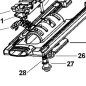 Vis fixation de semelle scie sauteuse BLACK & DECKER KS900EL