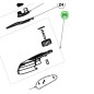 Carter protection de coupe débroussailleuse RYOBI RLT5027