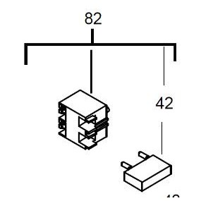 Interrupteur avec anti-parasite meuleuse AEG WS10-125SK