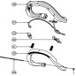 Levier de poignée taille-haies RYOBI RHT5555RPK0