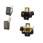 Balais 1004702-31 meuleuses BLACK & DECKER, STANLEY FME821, FME822, KG752