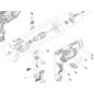 Charbons moteur et supports perceuses RYOBI RPD500G