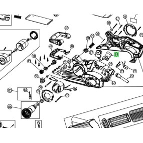 Interrupteur pour ponceuse à bande RYOBI EBS750 - EBS800
