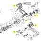 Ensemble carcasse et interrupteur perceuses MILWAUKEE C18PD
