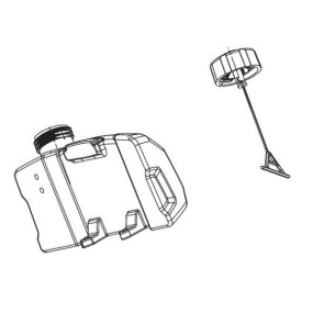 Réservoir d'essence taille haies RYOBI RHT25X60RO - RHT25X55R