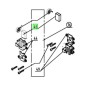 Charbons et support perforateurs RYOBI RPD1010 - RPD1200 Charbons et support perforateurs RYOBI RPD1010 - RPD1200