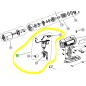 Interrupteur pour clé à choc RYOBI BIW180M - BIW180L13S