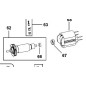 Palier roulement moteur côté inducteur perceuse BLACK & DECKER KD885