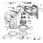 Jupe de protection 797167 ponceuses orbitales BLACK & DECKER BD190S, BD5100