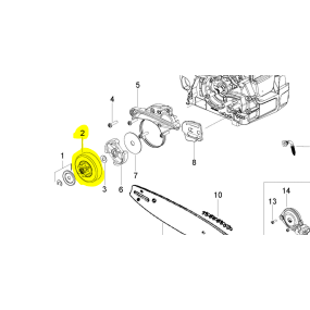 Pignon tronçonneuses MC CULLOCH CS42S - CS42STE