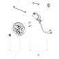 Bobine d'allumage pour tronçonneuse MC CULLOCH CS35S