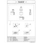 Couvercle avec cuve pour Robot MAGIMIX 2100, 3100, 3200