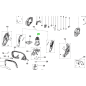 Ensemble moteur taille-haies RYOBI RHT6760RL - RHT8165RL