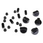 Manettes universelles coloris noir , cuisiniere, four, plaque