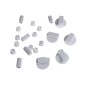 Manettes X5 universelle BLANCHES pour cuisinière, four, plaque Manettes X5 universelle BLANCHES pour cuisinière, four, plaque