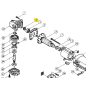 Pignon de renvoi meuleuses MAKITA 9503BH - 9505BH