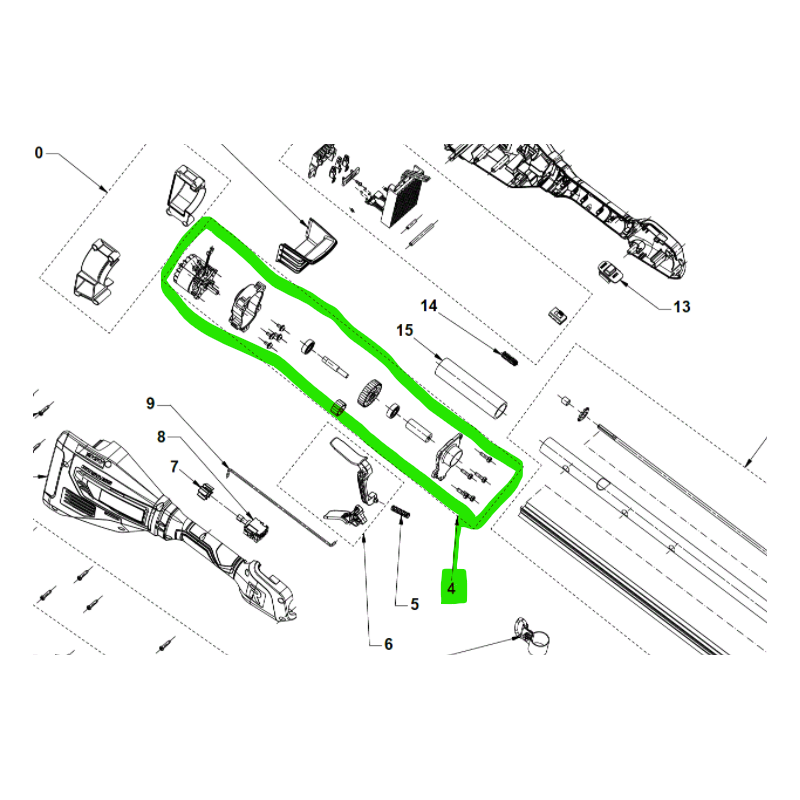 Moteur pour débroussailleuses RYOBI RY36ELTX33A