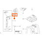 Levier inverseur pour perceuses / visseuses BLACK + DEKCER ASD14