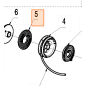 Ressort 578465101 lanceur débroussailleuse McCulloch B26PS
