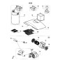 Moteur et Clavier pour hotte AIRLUX HD38A - HD38C - HD38H