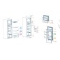 Etagère verre Z12531000001213 réfrigérateur de marque GLEM GRF210