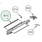 Brûleur complet + déflecteur grill Z57B645 pour AFGC310BK, AFGC310IX, AFSCW21BKN