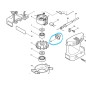 Interrupteur 651527-0 pour ponceuses MAKITA BO4553 - BO4556