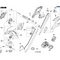 Couvercle de bobine F016L72438 pour débroussailleuses BOSCH ART 30-36 LI