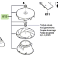 Ventilateur F016F05643 pour souffleur BOSCH ALB18LI Ventilateur F016F05643 pour souffleur BOSCH ALB18LI