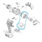 Stator pour perceuses MAKITA DDF841 / DHP841