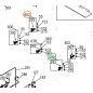 Support injecteur Z57G127 AV DROIT cuisinières GLEM AA65CMIXN, AR854GI, AT64IX