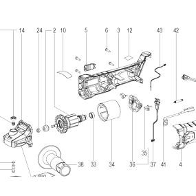 Charbons 316060540 meuleuse METABO W18L9-115 / W18L9-125