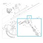 Renvoi d'angle pour débroussailleuse MAKITA / DOLMAR EBH341L  / MS4300.4U