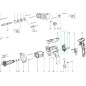 Couronne porte charbons perceuses METABO modèle SBEV 1300-2