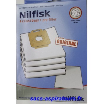 Sacs d'origine aspirateur NILFISK PW10
